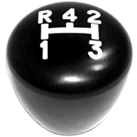 Knob, Shift, 4 Speed