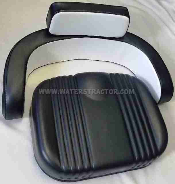 Cushion Set with Upper Back, Black & White
