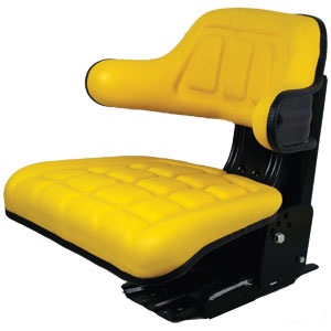Suspension Seat, Wrap Around Back with Arms, Yellow - Free Shipping!