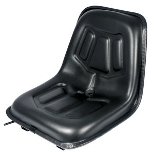 Seat, Skidsteer/Lawn & Garden, with Slide Track, Black - Free Shipping!
