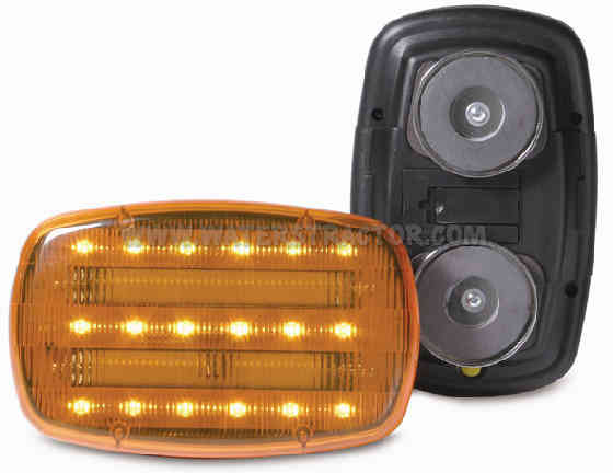 Magnetic LED Safety Light, Amber