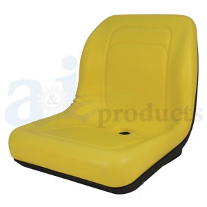 Seat, Lawn & Garden, UTV, Tractor, Yellow Vinyl - Free Shipping!