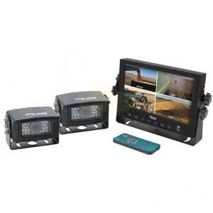 CabCAM Video System, Quad (Includes 7 inch Digital Touch Screen TFT LCD Monitor and 2 Cameras)  - Free Shipping!