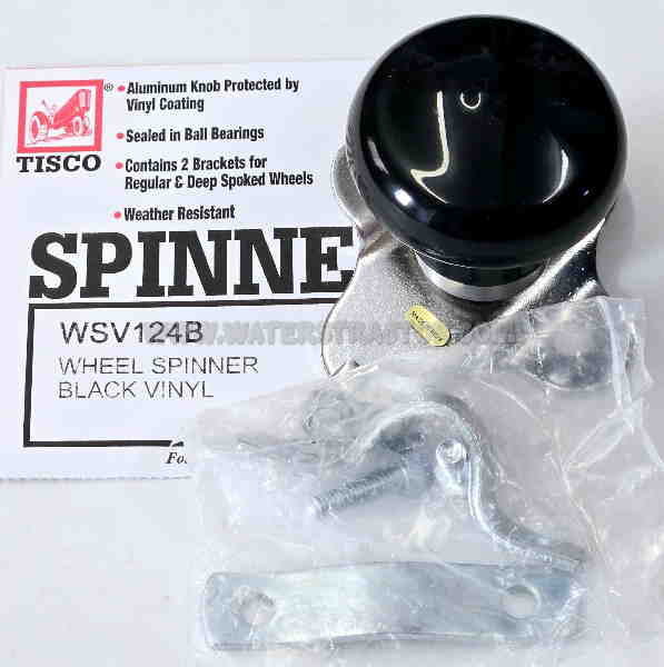 Spinner, Steering Wheel, Black
