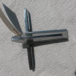 Hood Ornament, Front, Chrome