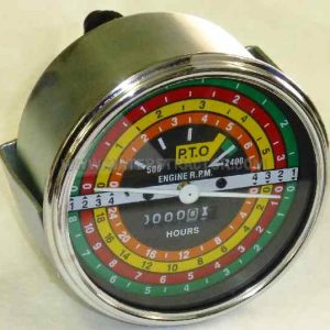 Speedometer/Tachometer Gauge - Black Face